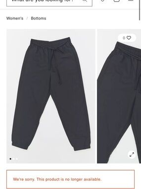 Urban Outfitters Black Drawstring Jogger Pants